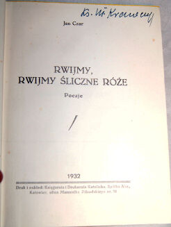CZAR- RWIJMY, RWIJMY ŚLICZNE RÓŻE wiersze religijne - 2