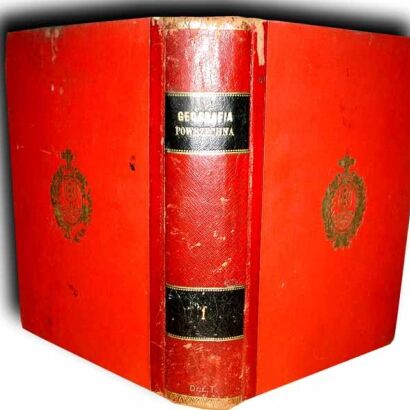 SCHWEIGER-LERCHENTDAL- GEOGRAFIA POWSZECHNA ILLUSTROWANA wyd. 1895r. 500 ILUSTRACJI. SUPER EXLIBRIS. PIĘKNA OPRAWA