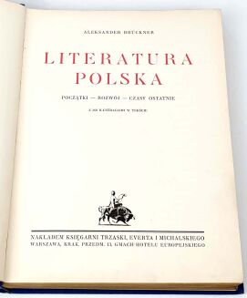 BRUCKNER - LITERATURA POLSKA - OPRAWA Z ORŁEM  - 3