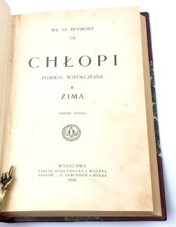 REYMONT- CHŁOPI wyd. 1909 - 7