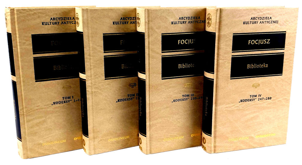 FOCJUSZ - BIBLIOTEKA 1-4 [komplet] Arcydzieła Kultury Antycznej