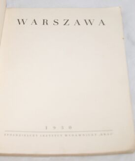WARSZAWA ilustr. Bułhak wyd.1950r. - 2