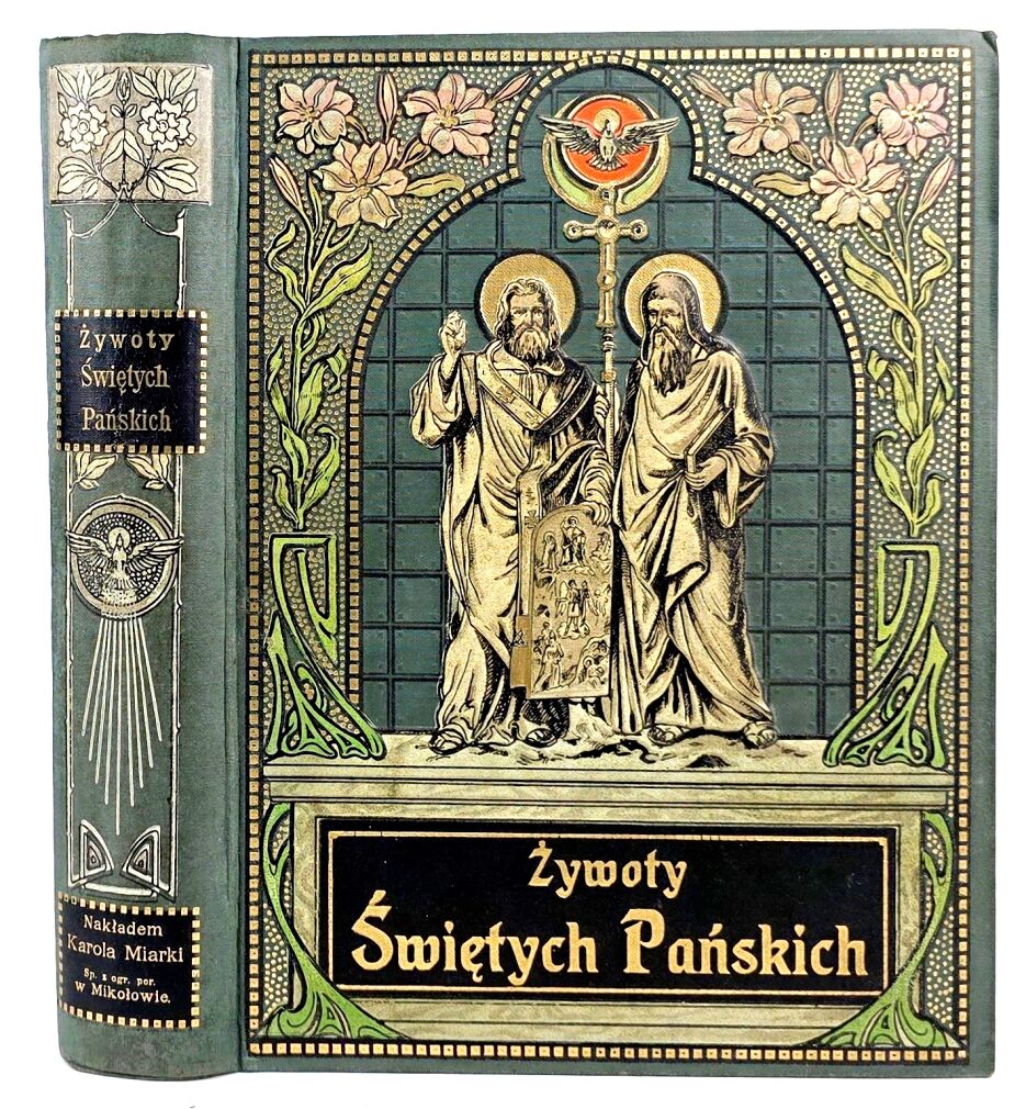 ŻYWOTY ŚWIĘTYCH PAŃSKICH wyd. 1937 piękna oprawa wydawnicza z epoki, piękny egzemplarz