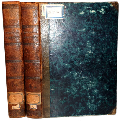 DYKCYONARZ BIBLIJNY z ksiąg Pisma Świętego t.1-4 [komplet w 2 wol.] wyd. 1844-5r.