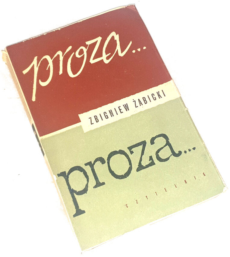 ŻABICKI- PROZA... PROZA... wyd. 1