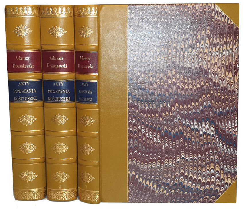 ASKENAZY - AKTY POWSTANIA KOŚCIUSZKI Tom I-III 