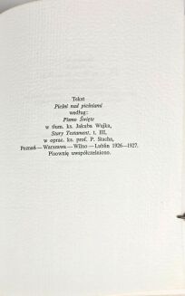 WUJEK - PIEŚŃ NAD PIEŚNIAMI bibliofilskie wydanie - 8