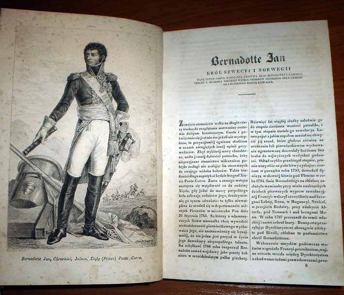 ŻYCIE MARSZAŁKÓW FRANCUZKICH wyd. 1842r. STALORYTY oryginał