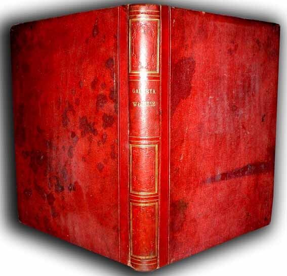 GALERYE WŁOSKIE wyd. 1875r. staloryty PÓŁSKÓREK