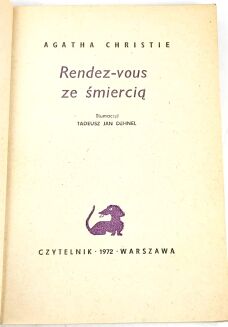 CHRISTIE - RENDEZ-VOUS ZE ŚMIERCIĄ wyd. I - 3