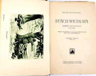 WIERZBIŃSKI - STACH WICHURA ilustr. Sawiczewskiego, obwoluta - 4