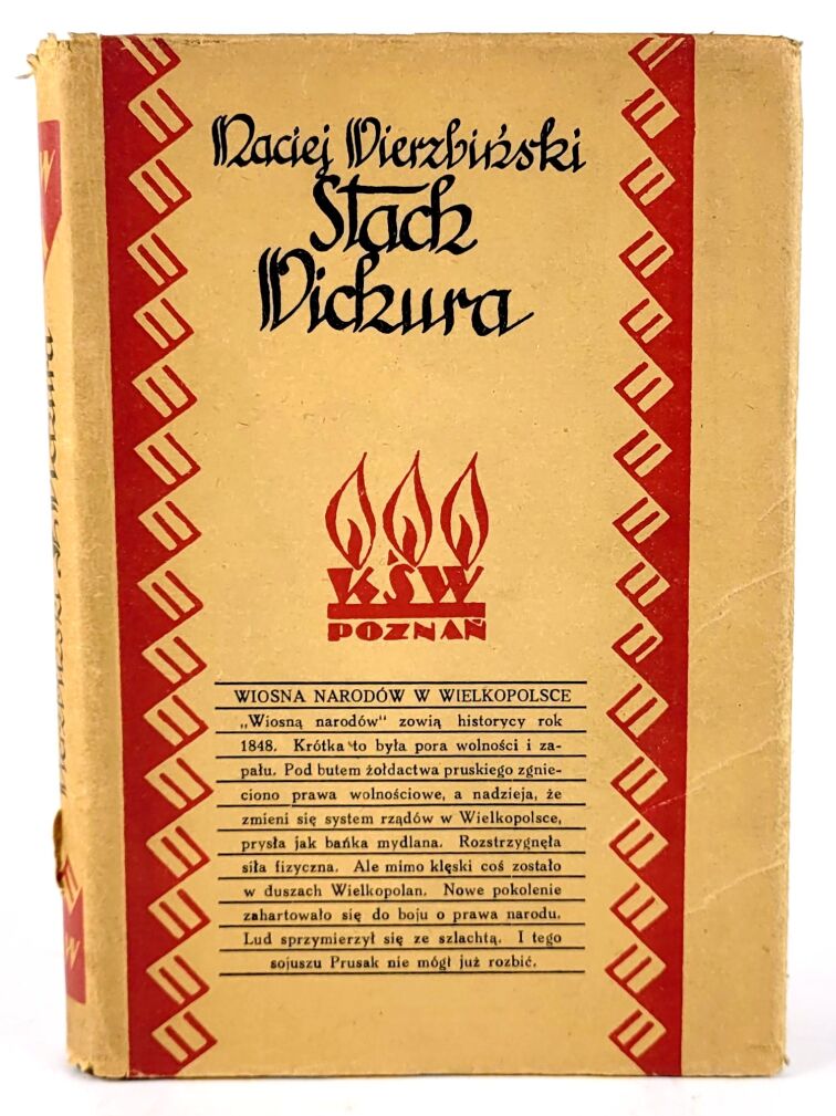 WIERZBIŃSKI - STACH WICHURA ilustr. Sawiczewskiego, obwoluta