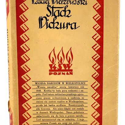 WIERZBIŃSKI - STACH WICHURA ilustr. Sawiczewskiego, obwoluta