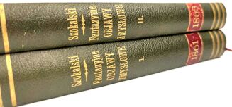 SZOKALSKI - FANTAZYJNE OBJAWY ZMYSŁOWE t.1-2 [komplet w 2 wol.], wyd. 1861-1863 - 2