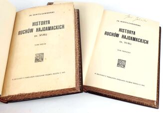 RAWITA-GAWROŃSKI - HISTORYA RUCHÓW HAJDAMACKICH (w XVIII) t. 1-2 1913 - 6