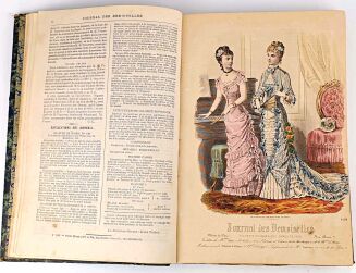 JOURNAL DEMOISELLES [MODA XIXw.] PARIS wyd.1879r. - 6