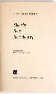 PATCHETT - SKARBY RAFY KORALOWEJ 1962 Klub siedmiu przygód - 3