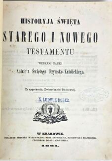 HISTORYJA ŚWIĘTA STAREGO I NOWEGO TESTAMENTU wyd. 1861 ryciny - 6