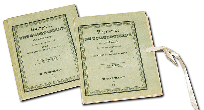 STRONCZYŃSKI- ROZRYWKI ENTOMOLOGICZNE wyd. 1835 kolorowane tablice