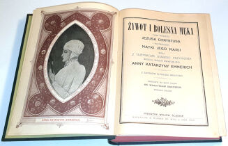 EMMERICH - ŻYWOT i BOLESNA MĘKA PANA NASZEGO oryginał OPRAWA WYDAWNICZA - 5