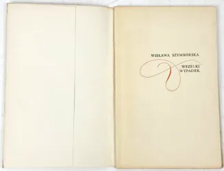 SZYMBROSKA- WSZELKI WYPADEK. ANY CASE 1st. edition - 2