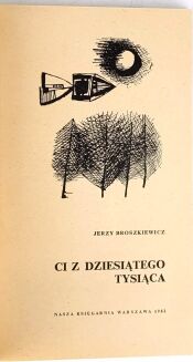 BROSZKIEWICZ - CI Z DZIESIĄTEGO TYSIĄCA 1962 Klub siedmiu przygód - 3