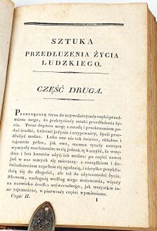 HUFELAND- MAKROBIOTYKA czyli SZTUKA PRZEDŁUŻENIA ŻYCIA LUDZKIEGO 1828 - 5