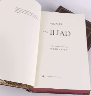 Homer - The Illiad. The Odyssey exclusive leather binding - 8