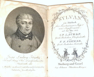 LAUROP, FISCHER - SYLVAN EIN JAHRBUCH FÜR FORSTMÄNNER,JÄGER UND JAGDFREUNDE FÜR DAS JAHR 1816 - 2