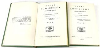 BOBIATYŃSKI - NAUKA ŁOWIECTWA t.1-2 [komplet] Wilno 1823-25 [reprint] - 2