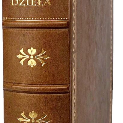 NORWID - DZIEŁA wyd.1934 oprawa luksusowa skóra