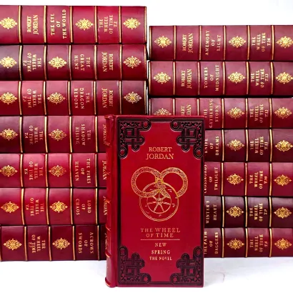 Robert Jordan's Wheel of Time: Complete premium leather-bound book series