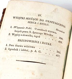 [PIERWSZE POLSKIE CZASOPISMO DLA DZIECI I MŁODZIEŻY] ROZRYWKI DLA DZIECI t.8 1827 oprawa - 4