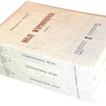 WITOS - MOJE WSPOMNIENIA t.1-3 [komplet w 3 wol.] wyd. Paryż