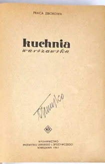 KUCHNIA WARSZAWSKA wyd.1, 1961 - 4