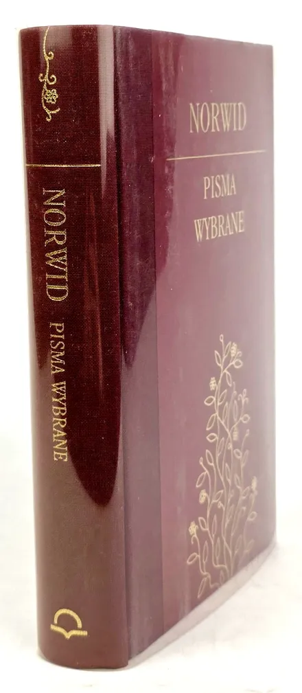 NORWID - PISMA WYBRANE złota oprawa