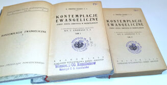 BAUDOT- KONTEMPLACJE EWANGELICZNE t.1-2 [komplet] - 2