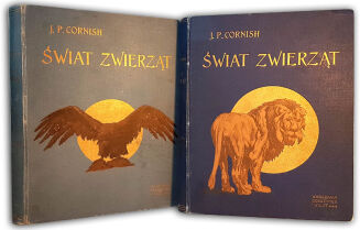 CORNISCH- ŚWIAT ZWIERZĄT Tom I-II setki ilustracji OPRAWA PUGET  - 2