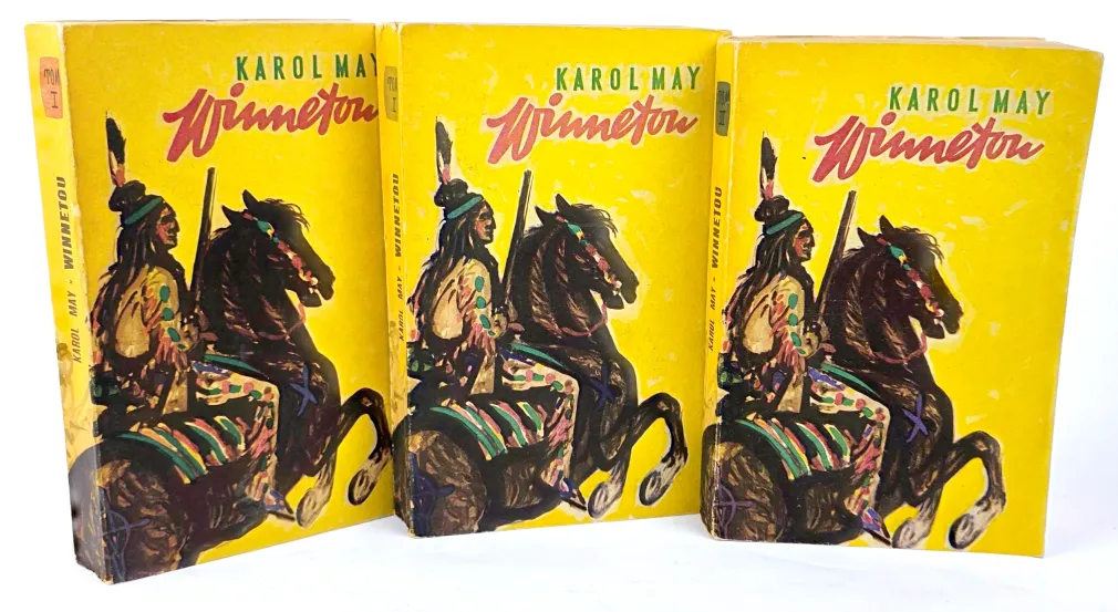 MAY- WINNETOU komplet wyd. 1956 ilustrował Stanisław Rozwadowski