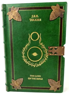 J.R.R. Tolkien - The Lord Of The Rings  Illustrated Edition, Premium Leather Binding, Metalwork, Fore Edge Painting, Copy Number 4 - 2