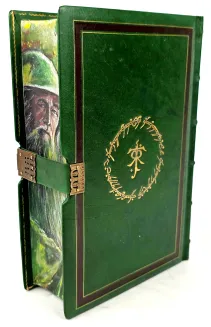 J.R.R. Tolkien - The Lord Of The Rings  Illustrated Edition, Premium Leather Binding, Metalwork, Fore Edge Painting, Copy Number 4 - 4