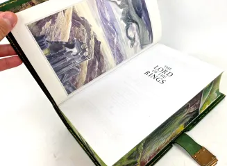 J.R.R. Tolkien - The Lord Of The Rings  Illustrated Edition, Premium Leather Binding, Metalwork, Fore Edge Painting, Copy Number 4 - 12