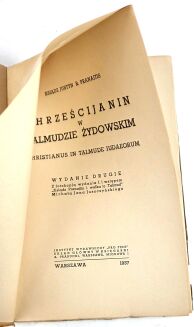 PRANAJTIS - CHRZEŚCIJANIN W TALMUDZIE ŻYDOWSKIM 1937 - 3