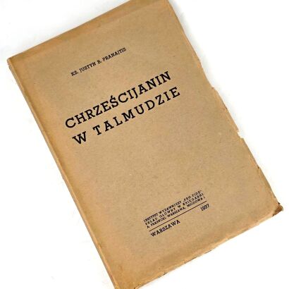 PRANAJTIS - CHRZEŚCIJANIN W TALMUDZIE ŻYDOWSKIM 1937