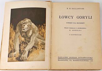 BALLANTYNE - LOWCY GORYLI. GORILLA HUNTERS. Cover Levitt - Krajewski - 4
