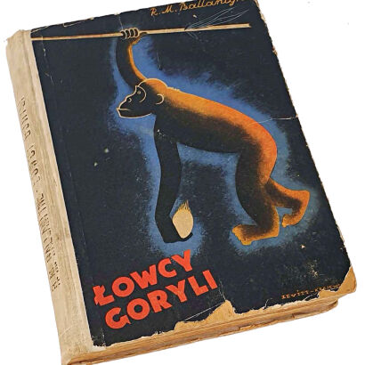 BALLANTYNE - LOWCY GORYLI. GORILLA HUNTERS. Cover Levitt - Krajewski