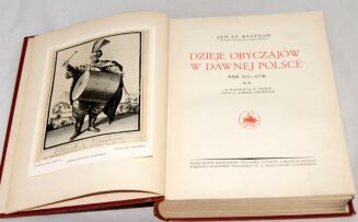 BYSTROŃ- DZIEJE OBYCZAJÓW W DAWNEJ POLSCE. WIEK XVI-XVIII setki ilustracji ZŁOTA OPRAWA - 9
