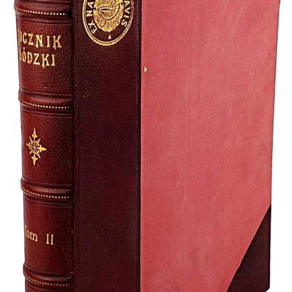 ROCZNIK ŁÓDZKI.T.2.1931, piękny egz. półskórek