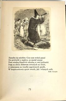 LA FONTAINE- BAJKI, il. Grandeville, luksusowa oprawa skórzana - 9