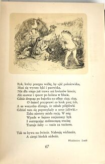 LA FONTAINE- BAJKI, il. Grandeville, luksusowa oprawa skórzana - 11